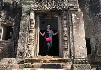 At Angkor Wat 