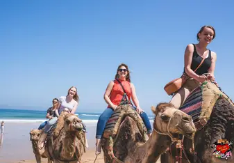 Camel ride in Morocco!