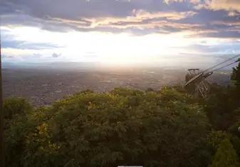An overlooking view of the city.
