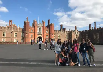 This is one of my favorite memories. Me and my friends having fun at Hampton Court Palace, definitely a trip that will always be in my mind.
