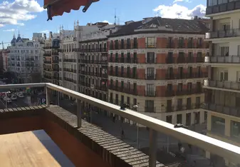 View from apartment balcony