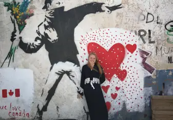 Banksy Painting-Bethlehem
