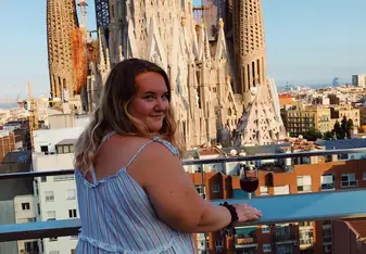 The best view of La Sagrada Familia.