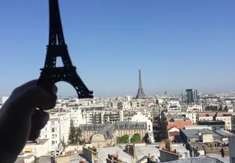 Eiffel Tower View from Bedroom