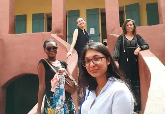 Explore Goree Island off the coast of Dakar with your cohort.