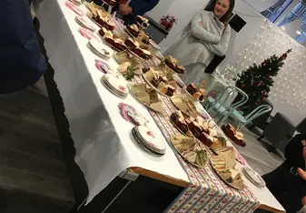 The welcome tea from the first day