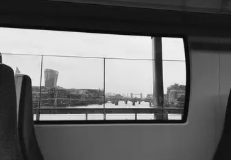in the air