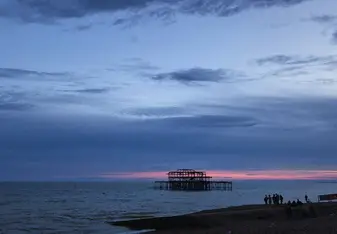 by the sea