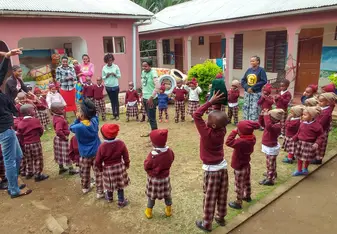 Singing and dancing