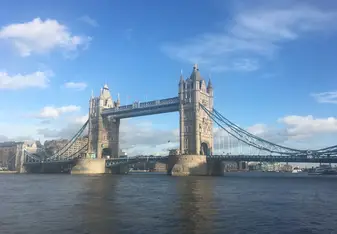 Tower Bridge of London.