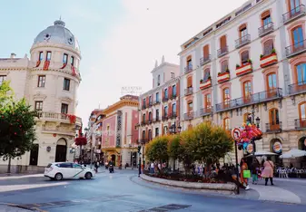 A view of the city.