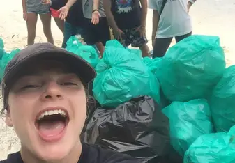 beach clean