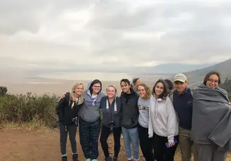 Volunteers/ friends for life at Ngorogoro Crater