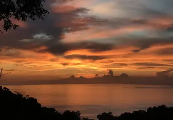 Sunset from the school