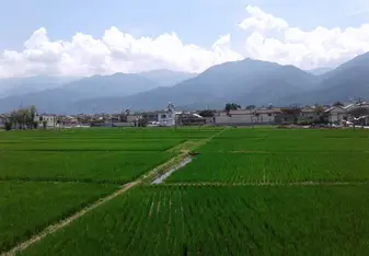 The amazing city of Dali is home to more than 30 of China's ethnic minority groups, as well as this beautiful vista, with the Cangshan Mountain in the distance.