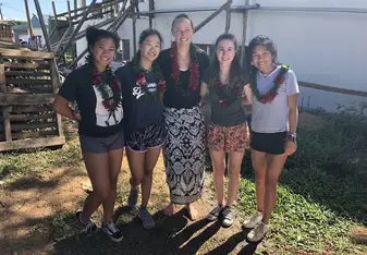 Fijian flows necklaces helped make  