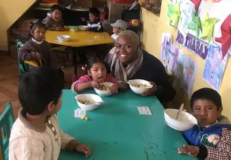 Lunch with the kids