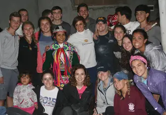 Our students at Los Pinos, Peru