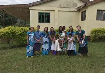 Fijian Sunday church 