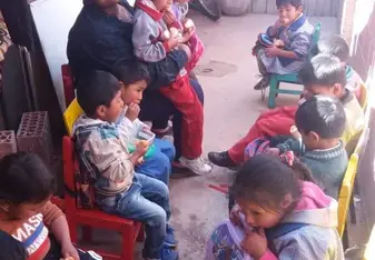 Lunch with the kids