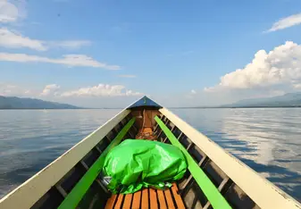 Photo of a boat in Shan State, Myanmar (Inle Lake)