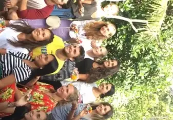 the volunteers doing offerings 