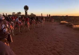 Camel Riding near Uluru