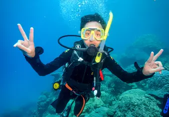 diving