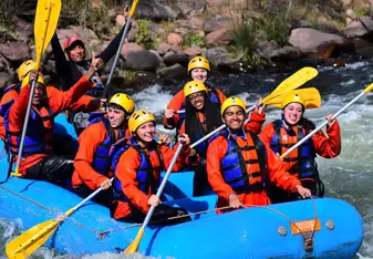 Water Rafting: Team DAD!