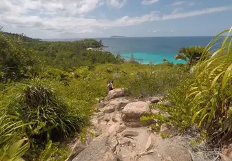Hike to Anse Badamire Beach