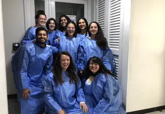 At the Forensic Medicine institute