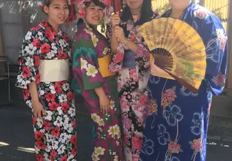 A great opportunity to experience the beauty of traditional Japanese attires.
