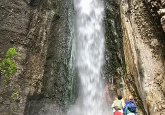 Crossing a River in Stahabu