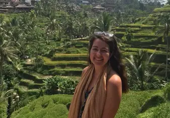 Ubud Rice Fields in Bali, Indonesia for Intern HQ study abroad