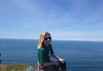At the cliffs of Moher