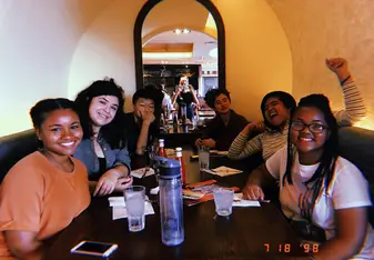 The group at Nando's 