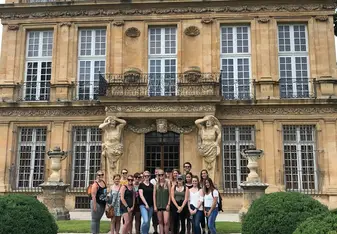 Walking around the city of Aix learning about Sex