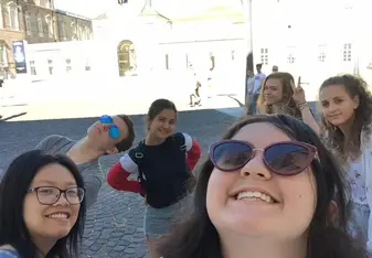 Another photo with friends