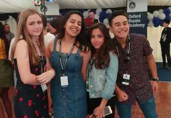Us at the first ORA party