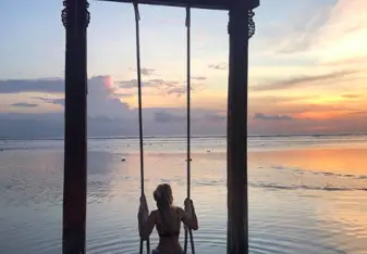 Gili islands swing