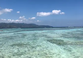 Crystal clear waters.