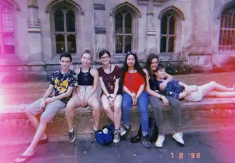 A group of people posing for a photo.