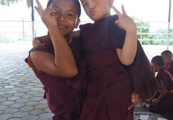 2 young girls from my class