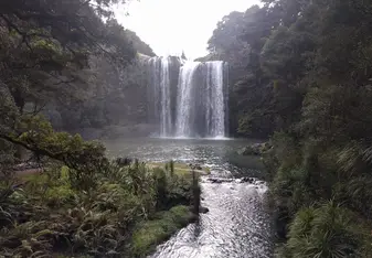 Waterfalls.
