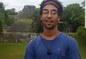 Chris in Xunatunich 