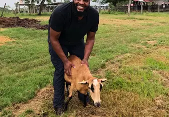 Me at the University of Belize Central Farm