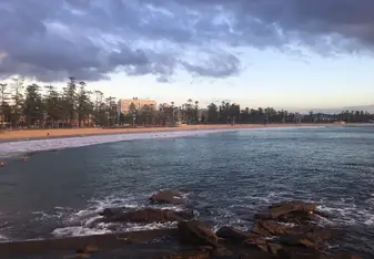 This beach is a 5 minute walk from campus! 