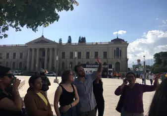 Simultaneous translation in the Centro Historico