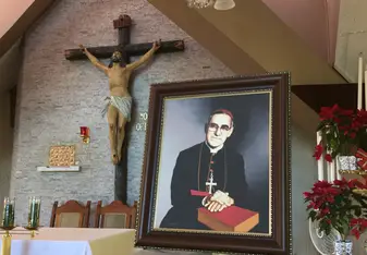 The church where Msr. Romero was assassinated. 
