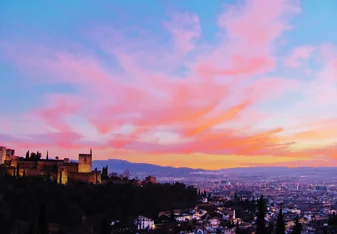 Sunset over Granada